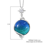 GP - Murano aus Italien, Weißer Zirkon Schmuckset ca. 50 cm 925 Silber rhodiniert