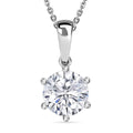 D'Joy Moissanit Schmuckset ca. 50 cm 925 Silber rhodiniert ca. 1.78 ct