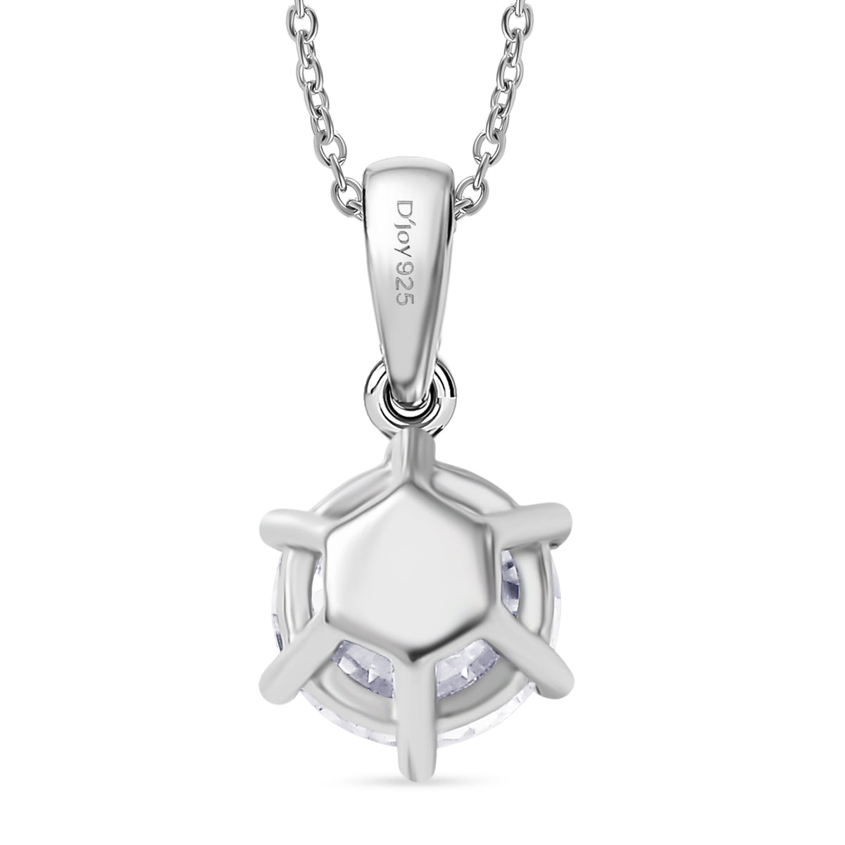 D'Joy Moissanit Schmuckset ca. 50 cm 925 Silber rhodiniert ca. 1.78 ct