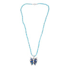 D'Joy Apatit, Labradorit Schmuckset ca. 50 cm 925 Silber rhodiniert ca. 48.60 ct