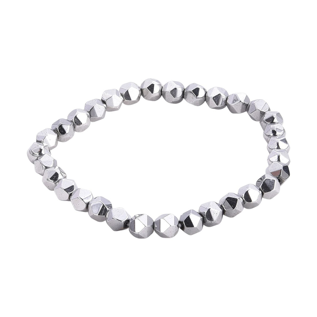 5er Set - Silberbeschichteter Hämatit Schmuck Zubehör ca. 301,50 ct.