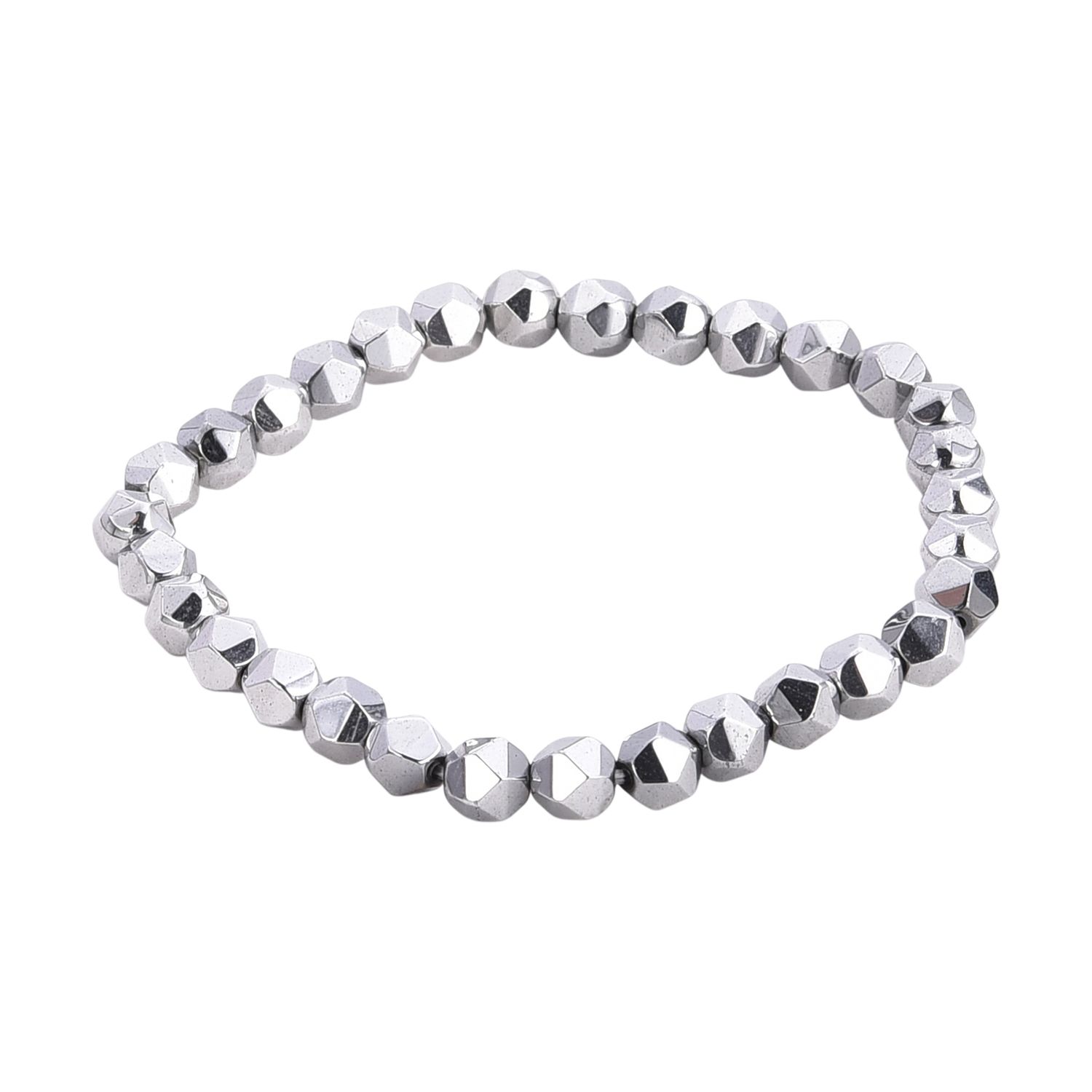 5er Set - Silberbeschichteter Hämatit Schmuck Zubehör ca. 301,50 ct.