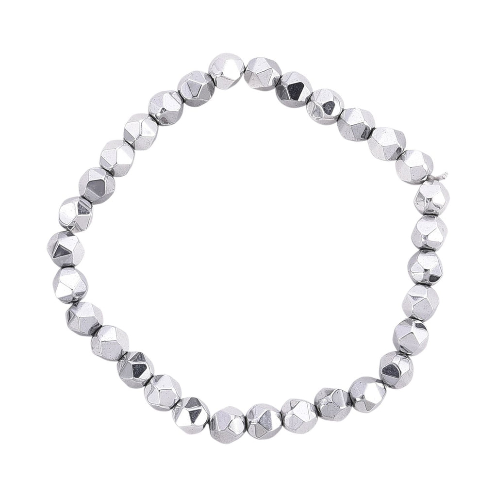 5er Set - Silberbeschichteter Hämatit Schmuck Zubehör ca. 301,50 ct.