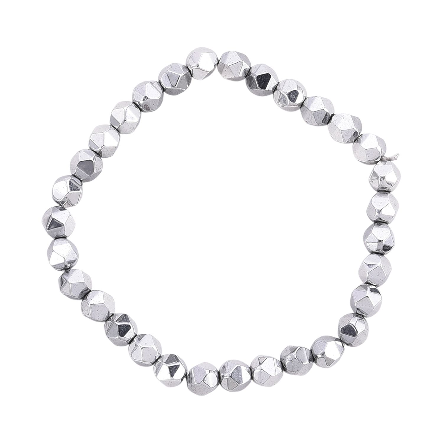 5er Set - Silberbeschichteter Hämatit Schmuck Zubehör ca. 301,50 ct.