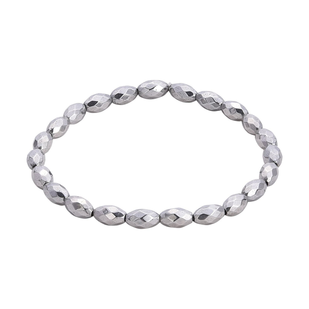 5er Set - Silberbeschichteter Hämatit Schmuck Zubehör ca. 301,50 ct.