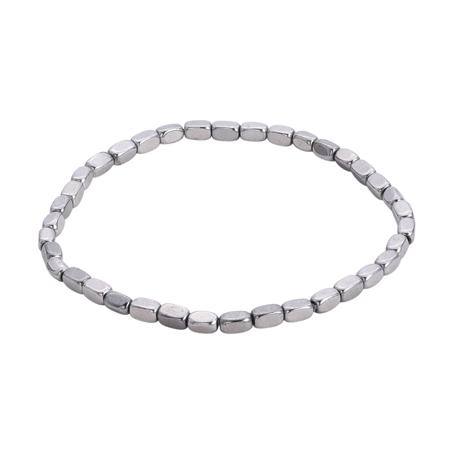 5er Set - Silberbeschichteter Hämatit Schmuck Zubehör ca. 301,50 ct.