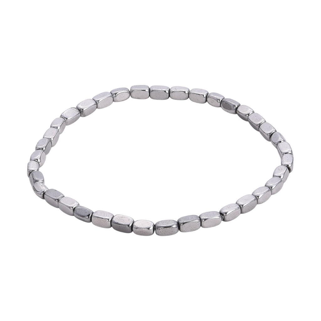 5er Set - Silberbeschichteter Hämatit Schmuck Zubehör ca. 301,50 ct.