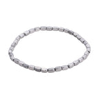 5er Set - Silberbeschichteter Hämatit Schmuck Zubehör ca. 301,50 ct.