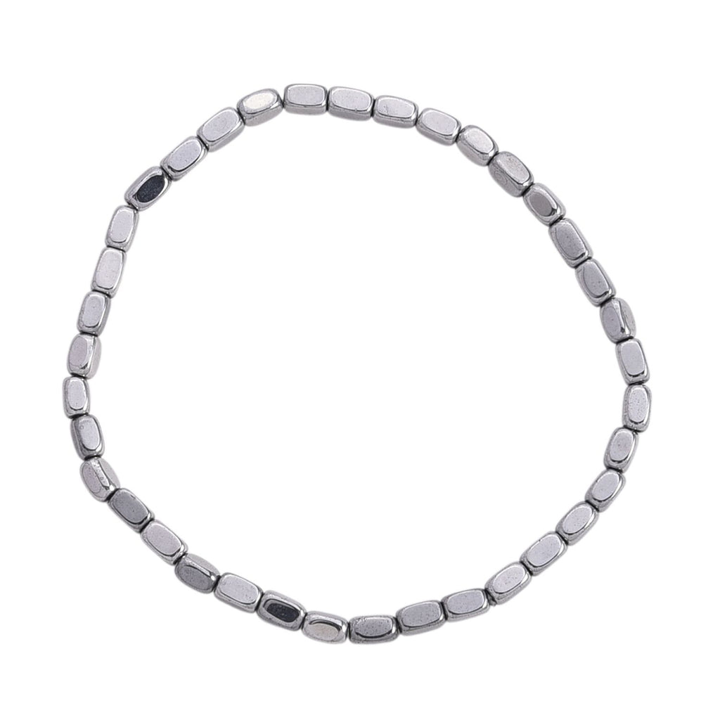 5er Set - Silberbeschichteter Hämatit Schmuck Zubehör ca. 301,50 ct.