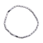 5er Set - Silberbeschichteter Hämatit Schmuck Zubehör ca. 301,50 ct.