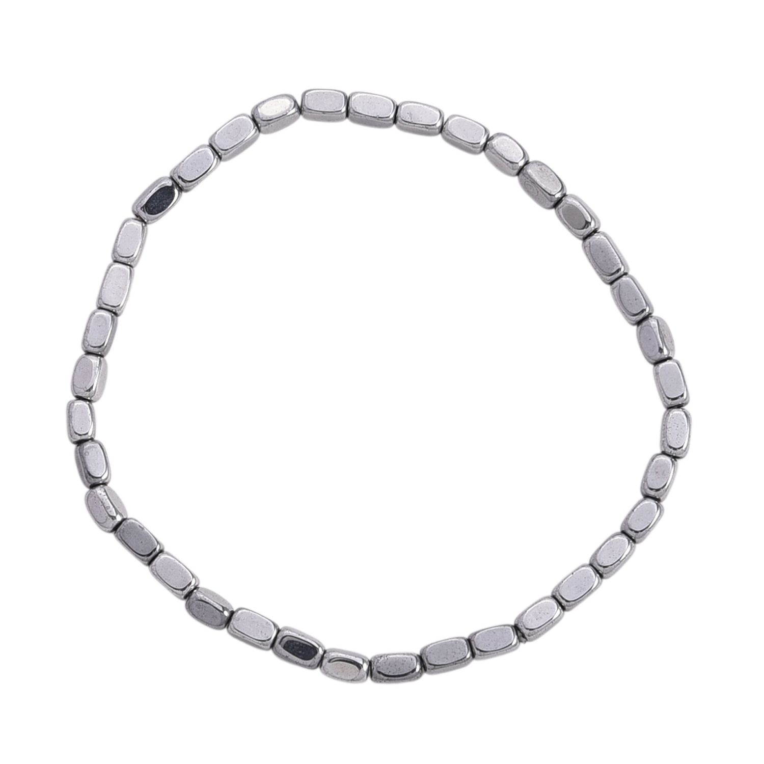 5er Set - Silberbeschichteter Hämatit Schmuck Zubehör ca. 301,50 ct.