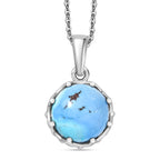 D'Joy Goldenhill Türkis Schmuckset ca. 50 cm 925 Silber rhodiniert ca. 4,48 ct