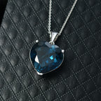 D'Joy AA London Blau Topas Schmuckset ca. 50 cm 925 Silber rhodiniert ca. 17,98 ct.