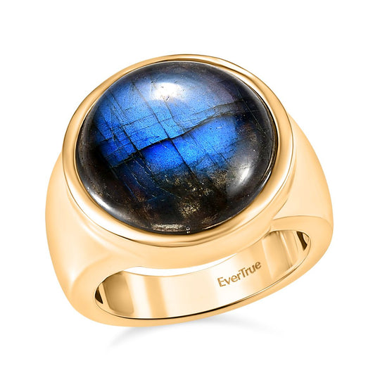 2er Set - EVER TRUE AAA Blaues Türkis Ring und Anhänger mit Kette, ca. 50 cm (Größe 16.00) ca. 22.12 ct