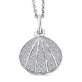 EverTrue Süßwasser Perle und Zirkon Anhänger mit 50cm Kette in Silberton