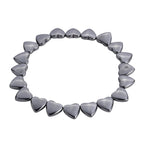 3er-Set Hämatit Armband, flexibles (ca. 18-19 cm) ca. 215,00 ct.
