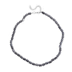 Hämatit Schmuckset, ca. 50 cm + 5 cm Extender, ca. 533,00 ct.