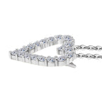 LUXURIANT DIAMOND - Lab Grown Diamant SI-GH SGL zertifiziert Schmuckset ca. 45 cm 925 Silber rhodiniert ca. 1.00 ct