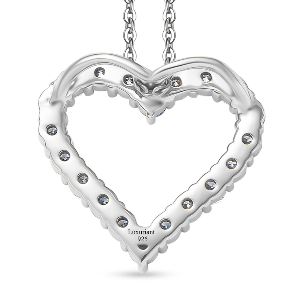 LUXURIANT DIAMOND - Lab Grown Diamant SI-GH SGL zertifiziert Schmuckset ca. 45 cm 925 Silber rhodiniert ca. 1.00 ct