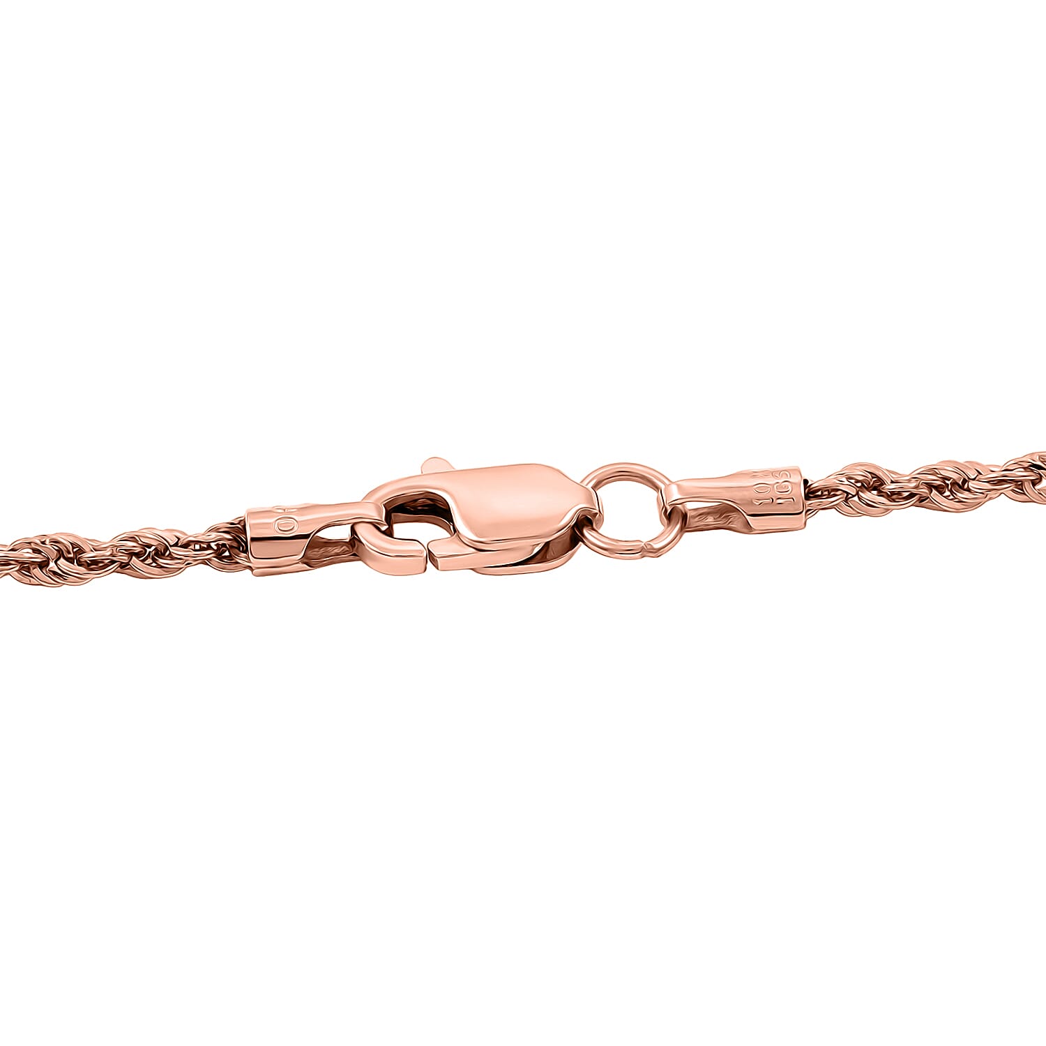 AAA Martha Rocha Kunzite, Lab Grown Diamant Schmuckset ca. 45 cm, AGI zertifiziert und geprüft, 417 Rosa Gold ca. 15.64 ct