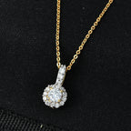 LUXURIANT DIAMOND - Lab Grown Diamant SI-GH Schmuckset ca. 50 cm 925 Silber rhodiniert ca. 0.50 ct