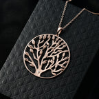 EVER TRUE Weißer Diamant Anhänger mit Kette ca. 50 cm, Nickelfreies Messing Roségoldfarben