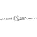 D'Joy Tansanit, Weißer Zirkon Schmuckset ca. 50 cm 925 Silber rhodiniert ca. 4,70 ct.