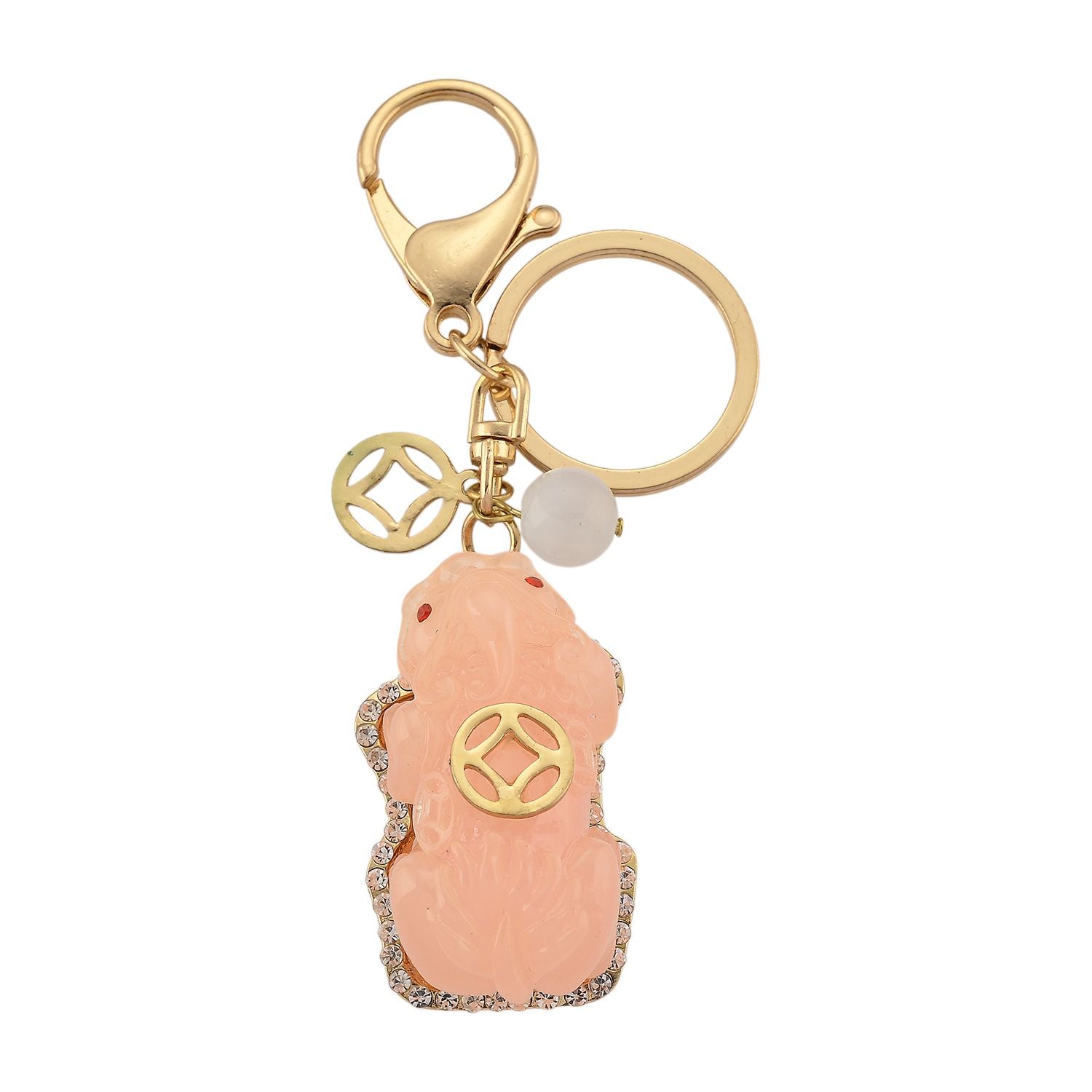 Katzenaugen Schlüsselanhänger Set aus Resin, emaillierte Legierung