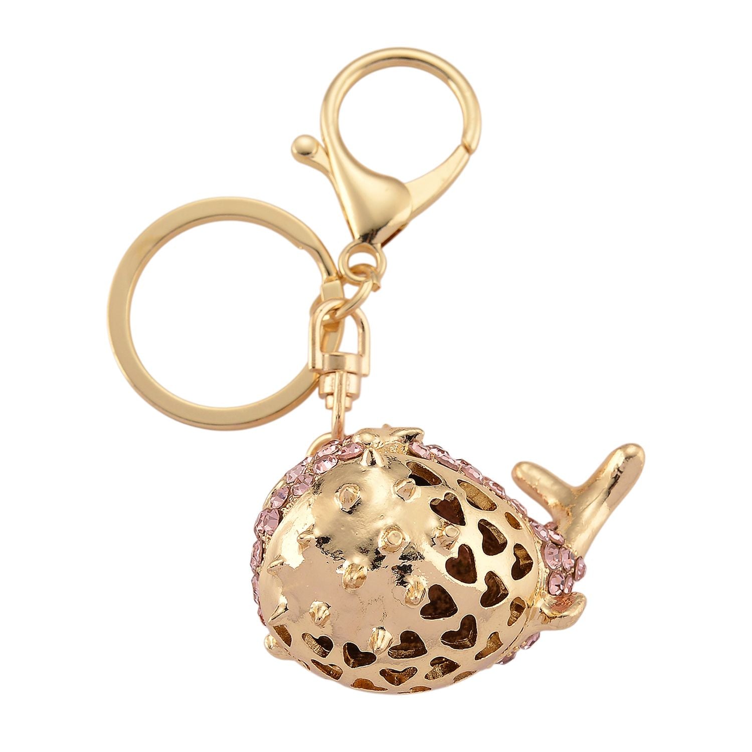 3er Set - Schwarze Kristall Schlüsselanhänger, Legierung