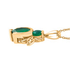 EVER TRUE Verde Onyx Anhänger mit Kette, ca. 50 cm ca. 2.28 ct