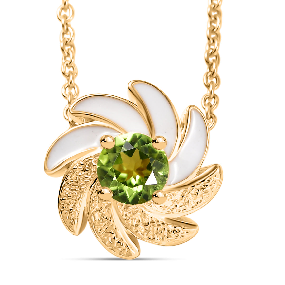 EVER TRUE Peridot Schmuckset ca. 50 cm ca. 0.91 ct