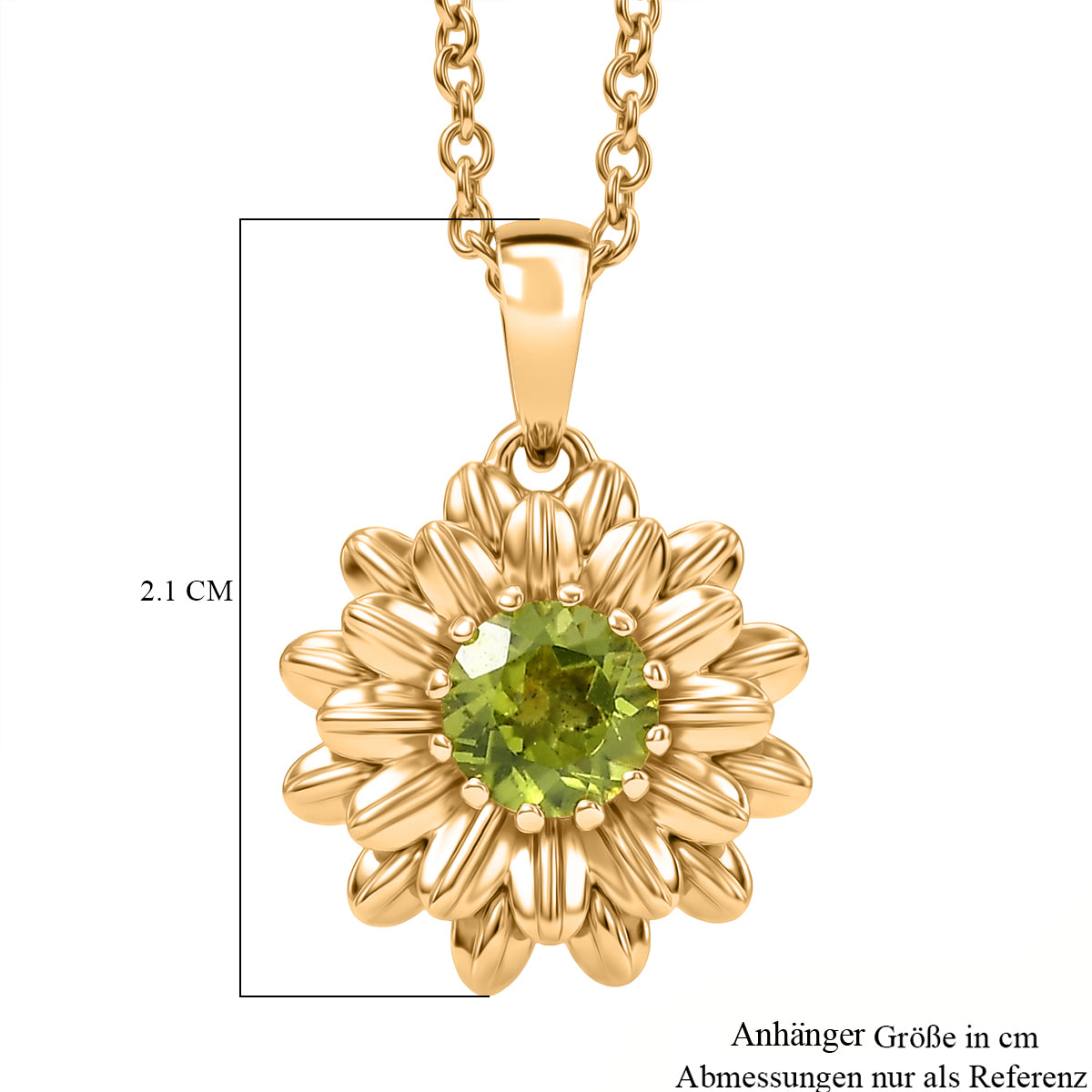 EVER TRUE Peridot Schmuckset ca. 50 cm ca. 0,97 ct.