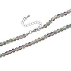 Mysticher regenbogen kristall Anhänger mit Kette ca. 60 cm + 5 cm Extender
