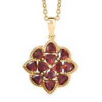 EVER TRUE Mosambik Granat Schmuckset ca. 50 cm ca. 3.56 ct