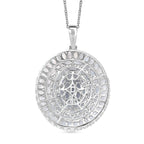 D'Joy Meetiyagoda Regenbogen Mondstein Anhänger mit Kette, ca. 50 cm 925 Silber rhodiniert ca. 26.01 ct