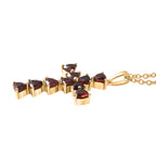 EVER TRUE Mosambik Granat Schmuckset ca. 50 cm ca. 2.96 ct