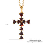 EVER TRUE Mosambik Granat Schmuckset ca. 50 cm ca. 2.96 ct