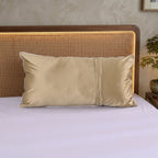SERENITY NIGHT High-Tech Cooling-Steppdecken-Set mit edler, temperaturregulierender Maulbeeren-Seiden-Füllung und MOP Knöpfe, 135x200 - 40x80 cm, Acquarell
