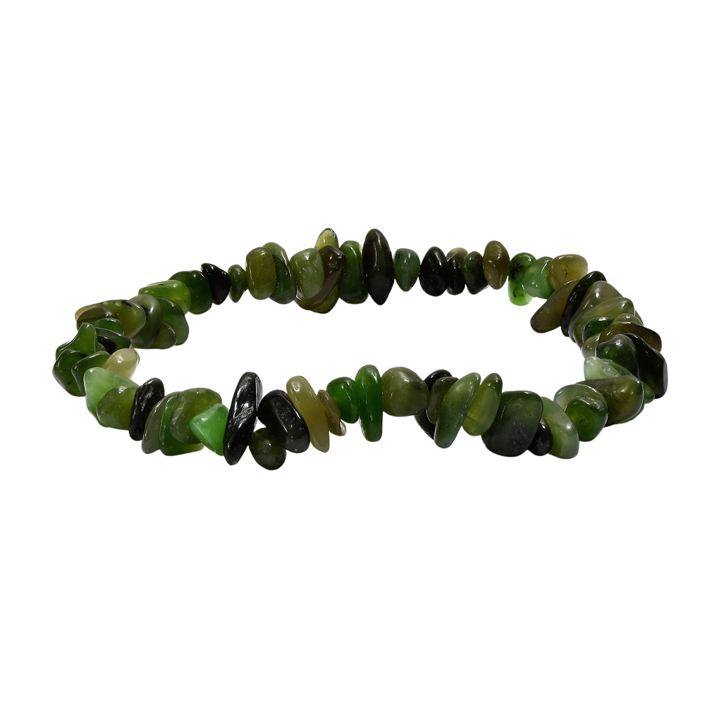 5er Set - Nephrit, Rosenquarz, Erdbeer Quarz, Mehrfarbiger Rutilquarz, Sonnenstein Armband flexibles ca. 7.5 cm, ca. 320.00 ct
