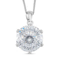 D'Joy Moissanit Schmuckset ca. 45 cm 925 Silber rhodiniert ca. 12.65 ct