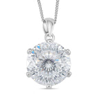 D'Joy Moissanit Schmuckset ca. 45 cm 925 Silber rhodiniert ca. 12.65 ct