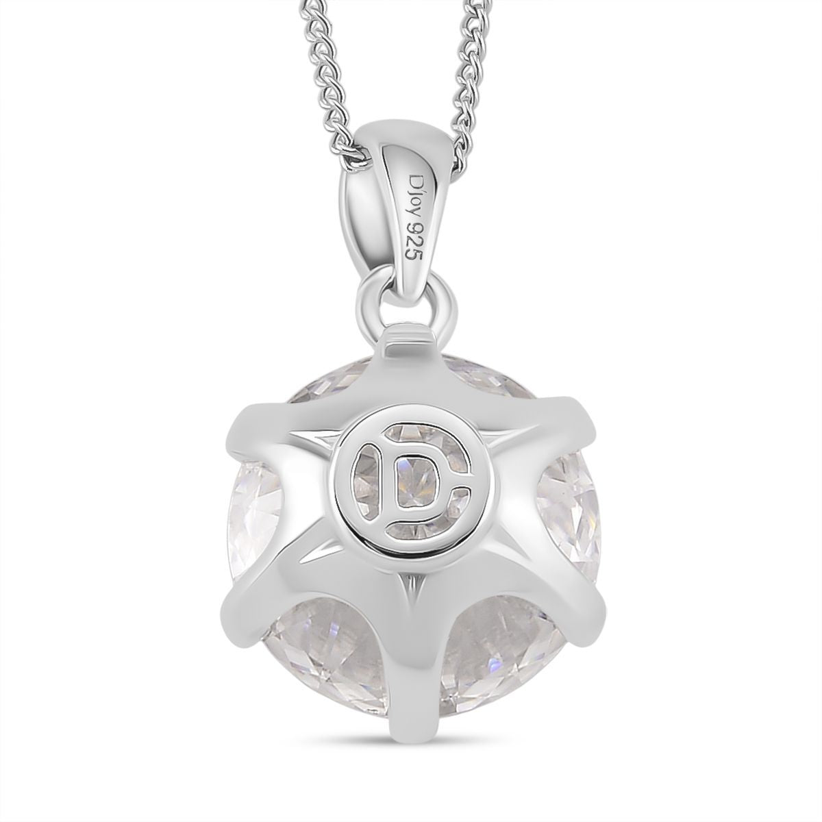 D'Joy Moissanit Schmuckset ca. 45 cm 925 Silber rhodiniert ca. 12.65 ct