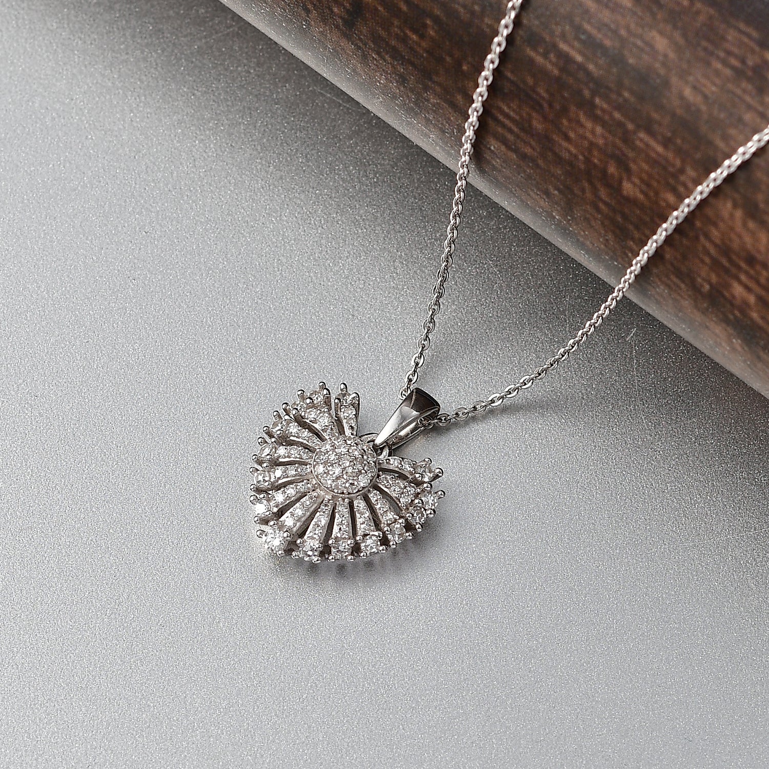 LUXURIANT DIAMOND - Lab Grown Diamant SI-GH Schmuckset ca. 50 cm 925 Silber rhodiniert ca. 0,50 ct.
