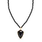 EVER TRUE AA Natürlich Schwarzer Obsidian, Schwarzer Spinell Schmuckset ca. 50 cm ca. 71.00 ct