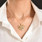 GP - Citrin Schmuckset ca. 50 cm 925 Silber 750 Gelbgold Vermeil ca. 0,90 ct.