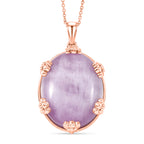 EVER TRUE Kunzit Schmuckset ca. 50 cm ca. 74.00 ct