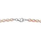 D'Joy Larimar Schmuckset ca. 50 cm 925 Silber rhodiniert