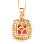 D'Joy Sunset Quarz Triplette, Salamanca Feueropal Schmuckset ca. 50 cm 925 Silber 750 Gelbgold Vermeil ca. 4,51 ct.