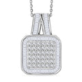 D'Joy weißer Diamant Anhänger mit 50cm Kette - 1 ct.