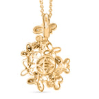 EVER TRUE Süßwasser Perle (8.5-9 mm), Weißer Zirkon Anhänger mit Kette, ca. 50 cm
